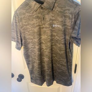 Mens Camo NoBull polo. Size L